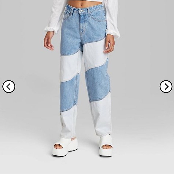 wild fable Denim - Wild Fable Women’s High-Rise 90s Relaxed Straight Jeans Size 00 (Inseam 30’’)